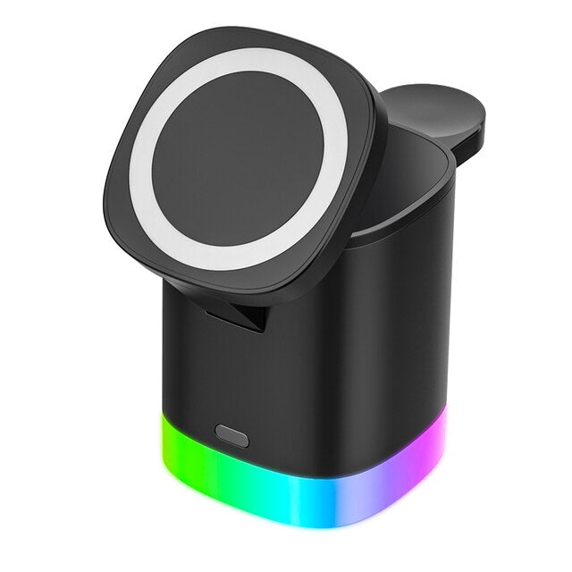 3-In-1 Kabelloses Led-Ladegerät