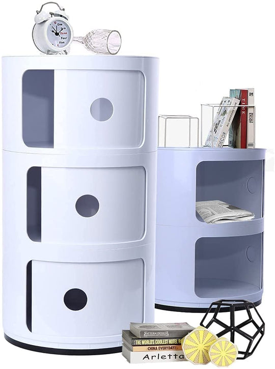 3-Stöckiger Zylindrischer Moderner Schrank