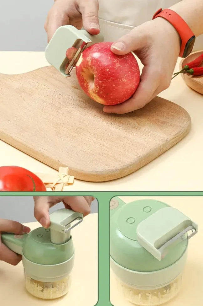 4-In-1 Elektrischer Küchenhäcksler