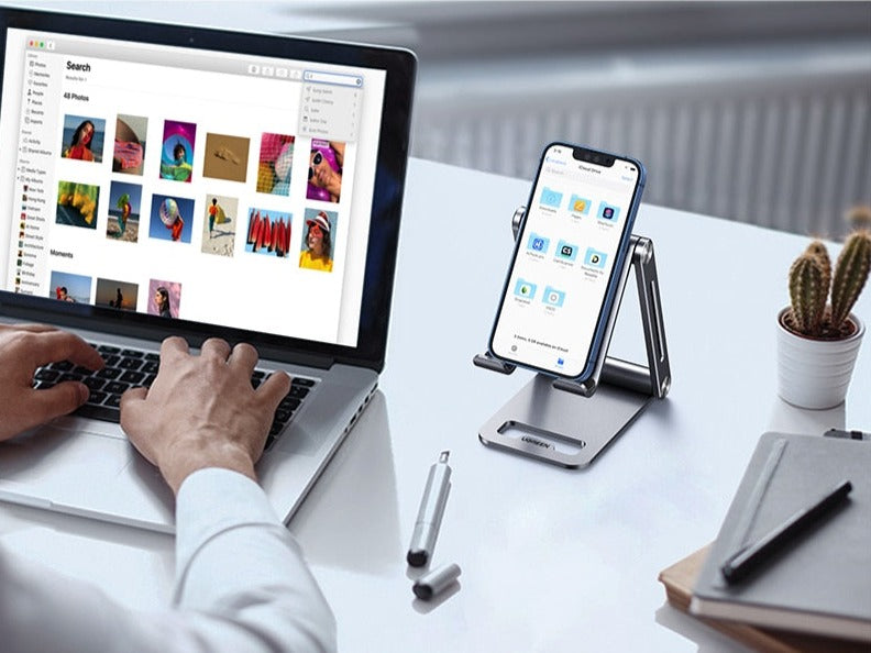 Aluminium Telefonhalter Stand