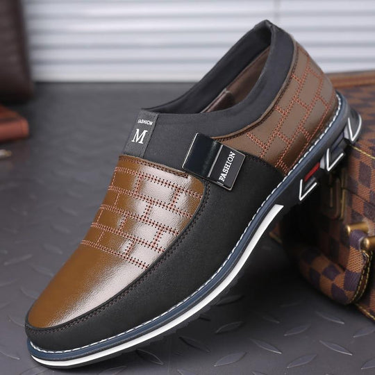 Atmungsaktive Lederschuhe Für Männer
