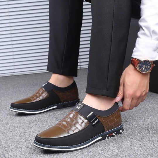 Atmungsaktive Lederschuhe Für Männer