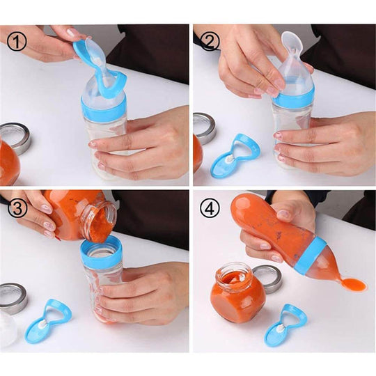 Baby Fütterung Flasche Löffel