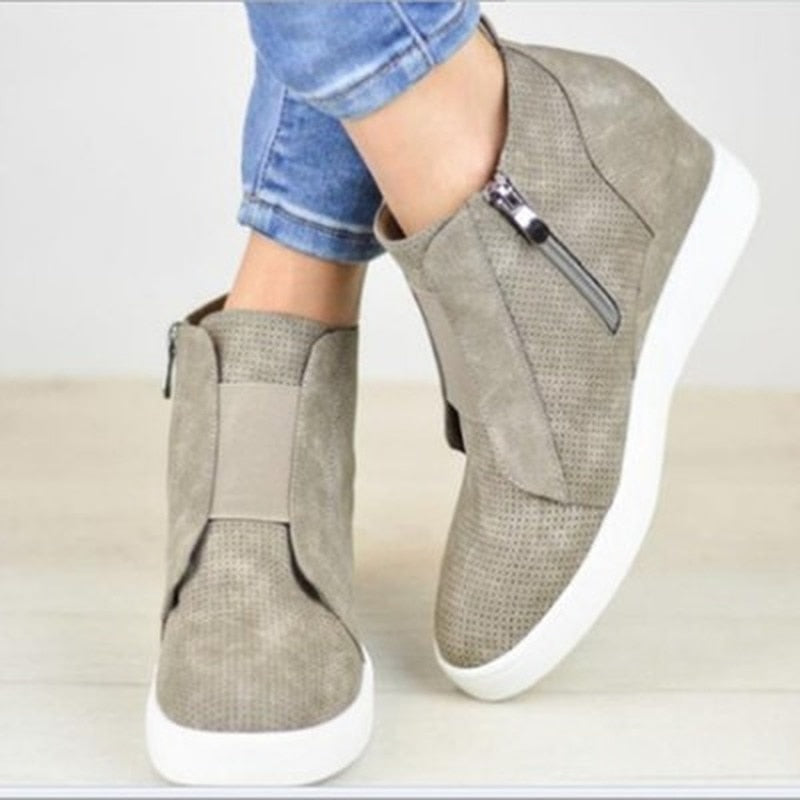 Bequeme Keilsneaker Für Frauen