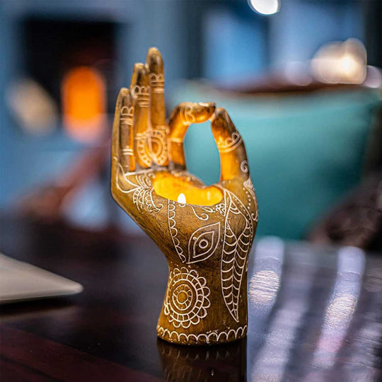 Buddha Hand Kerzenhalter