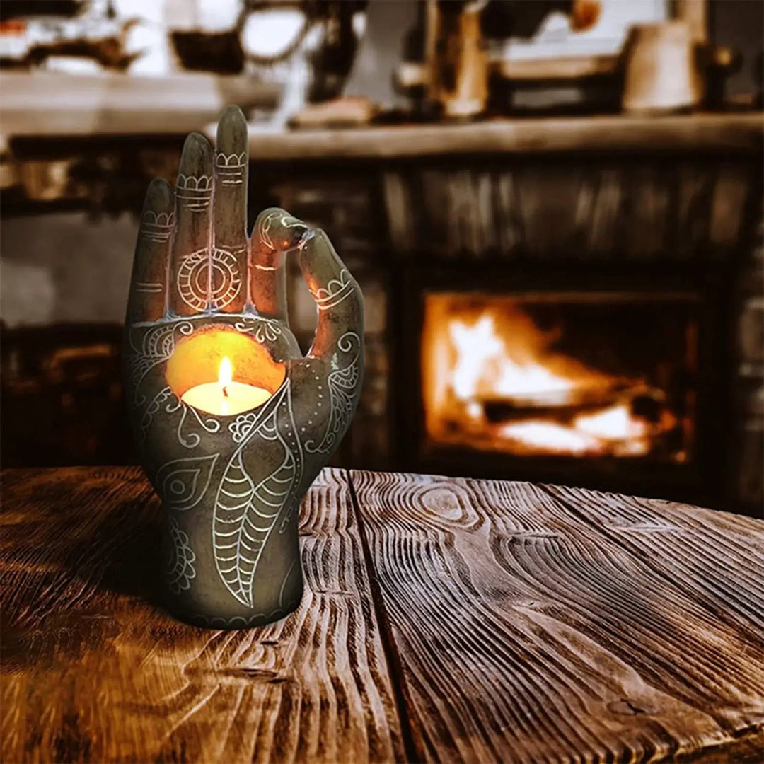 Buddha Hand Kerzenhalter