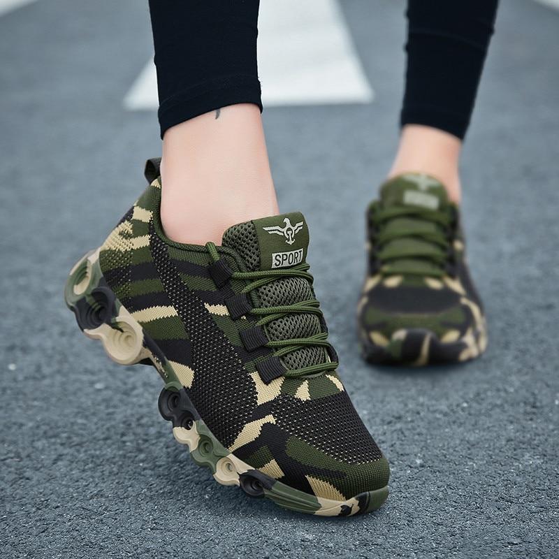Camouflage Atmungsaktive Turnschuhe