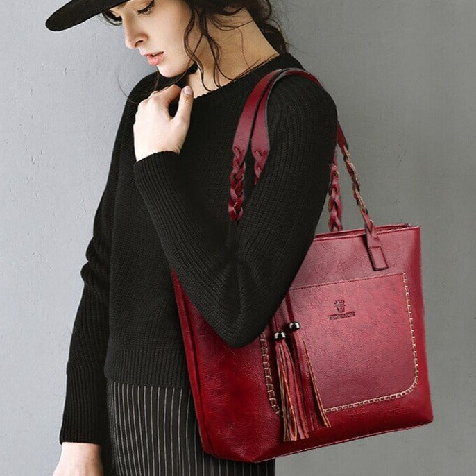 Damen Leder Umhängetasche