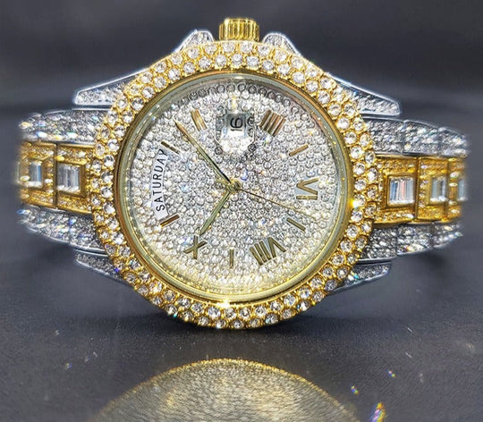 Diamant Herrenuhr