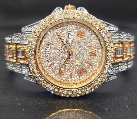 Diamant Herrenuhr