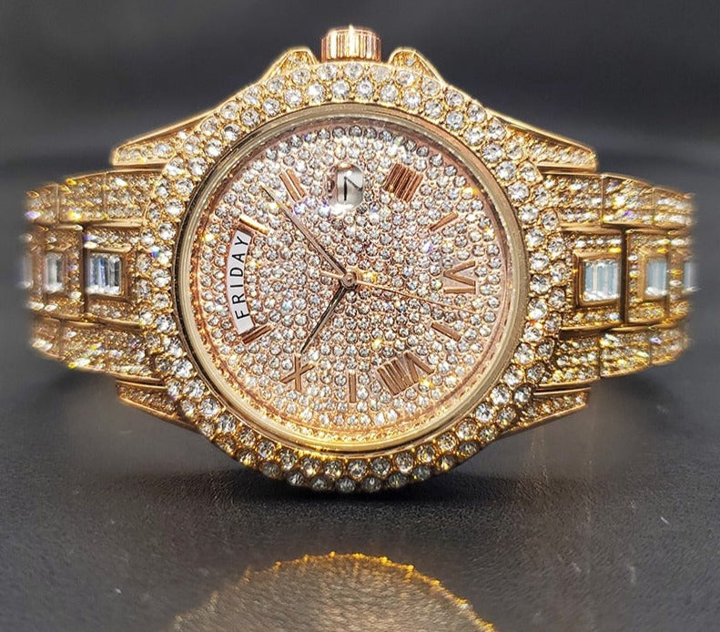 Diamant Herrenuhr