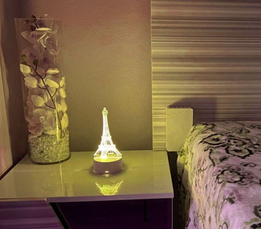Eiffelturm 3D Illusion Lampe