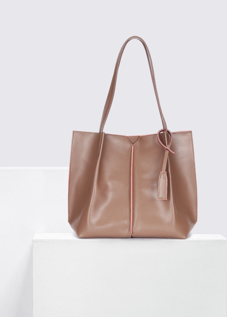 Frauen Leder Tote Tasche