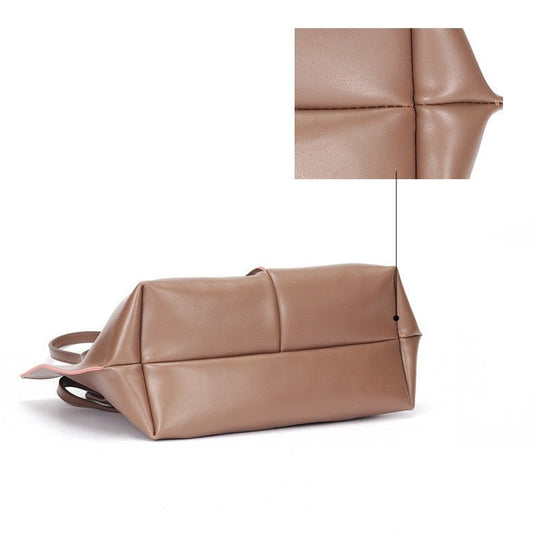 Frauen Leder Tote Tasche