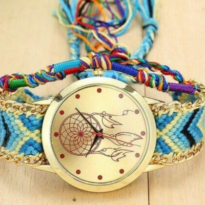 Geflochtene Traumfänger-Uhr