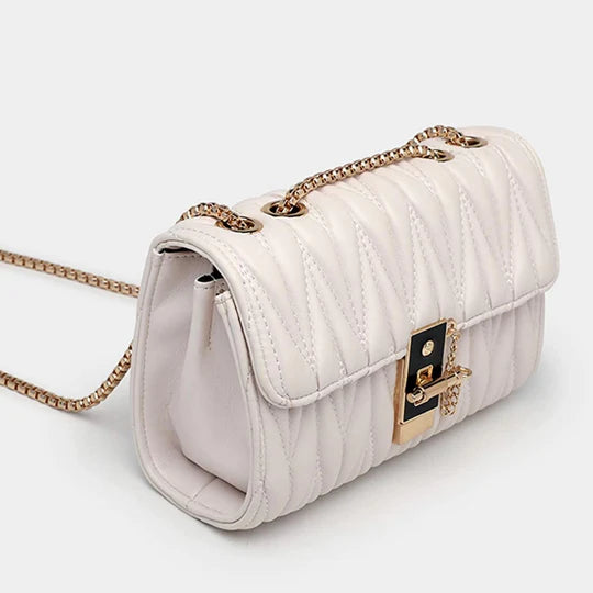 Geometrische Ledertasche Für Frauen