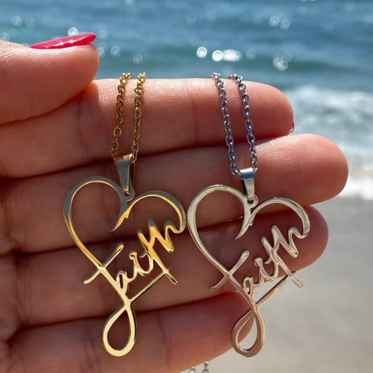 Herz Des Glaubens Halskette