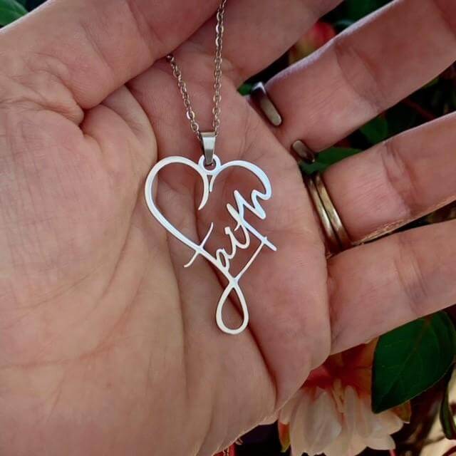 Herz Des Glaubens Halskette