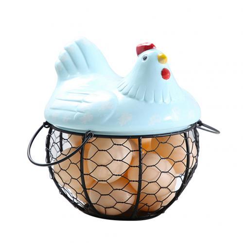 Keramischer Eieraufbewahrungskorb