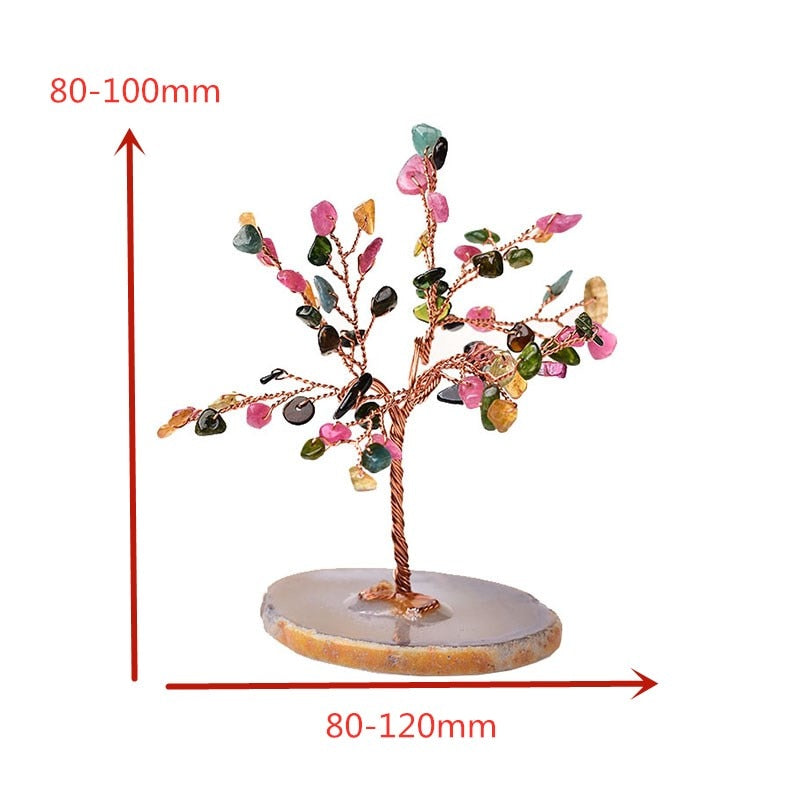 Kristall Baum Des Lebens Schreibtisch Skulptur