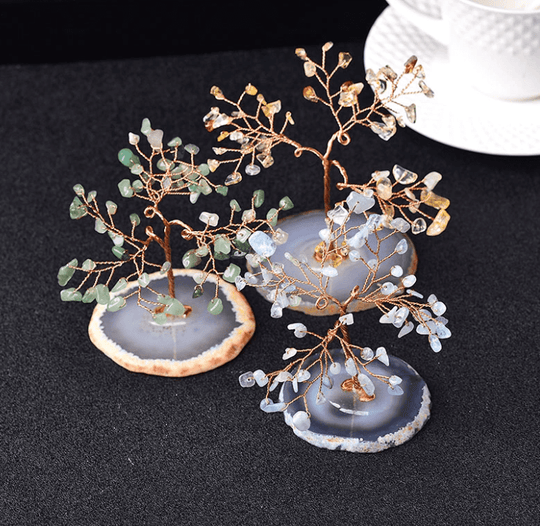 Kristall Baum Des Lebens Schreibtisch Skulptur