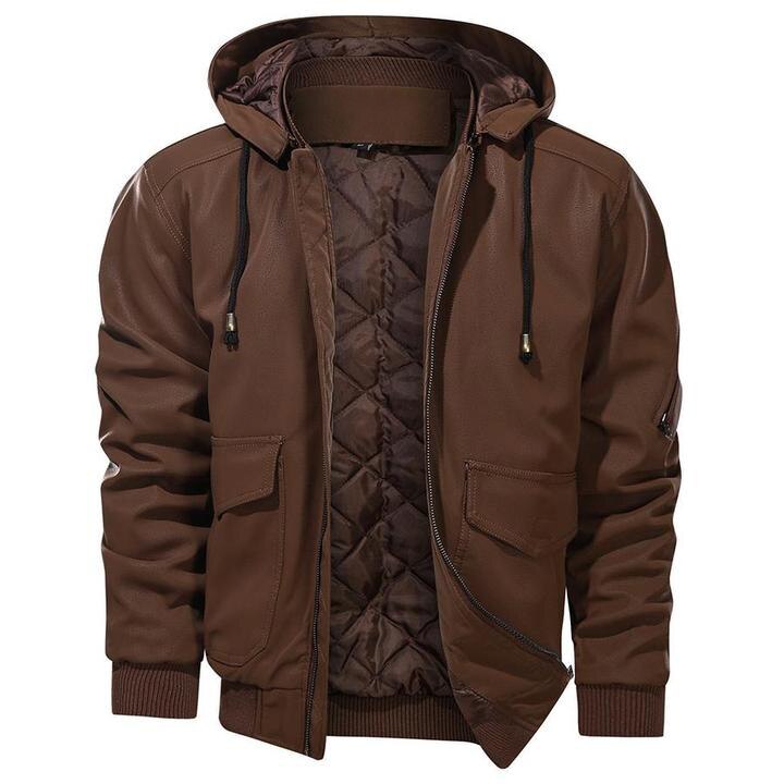 Kunstlederjacke