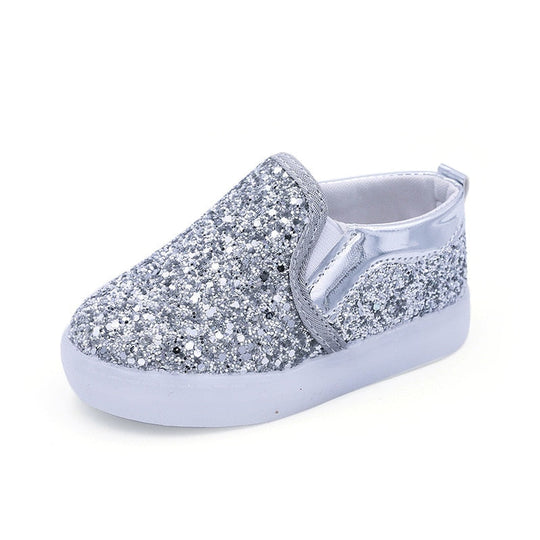 Led Glittery Kinder Turnschuhe