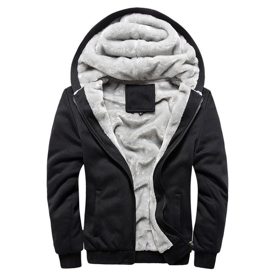 Männer Winter Fleece Jacke