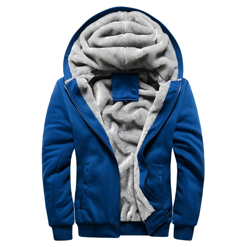 Männer Winter Fleece Jacke