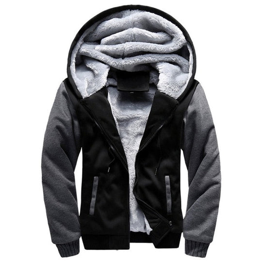 Männer Winter Fleece Jacke