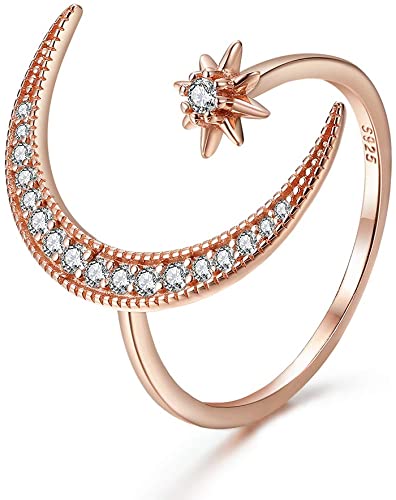 Mondsichel Stern Ring