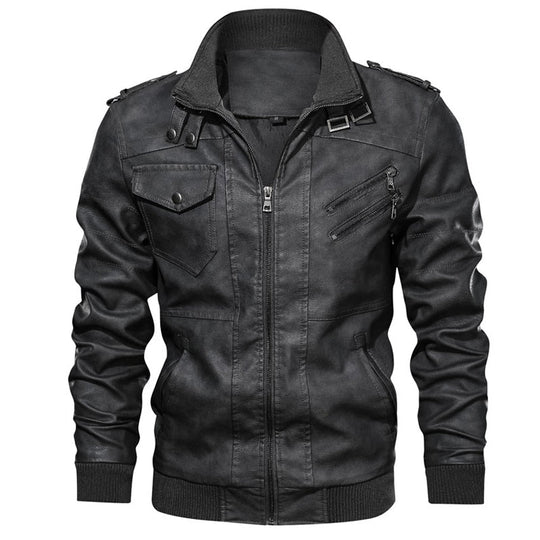 Motorrad-Lederjacke Für Männer
