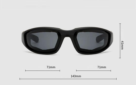 Motorradfahrer-Brille