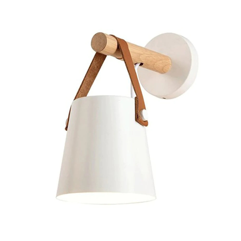 Nordische Wooden Wandleuchte