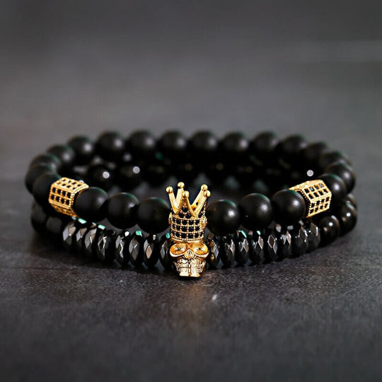 Onyx Stein Armband