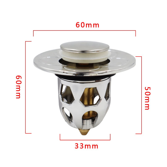 Pop-Up Basin Drain Stopper