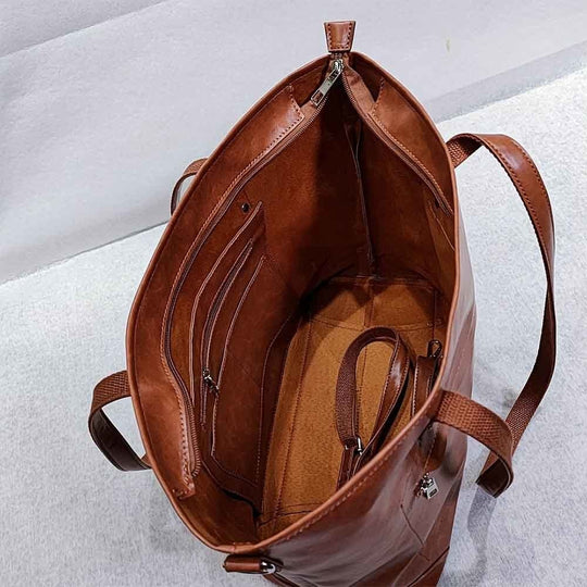 Vintage lederen tas