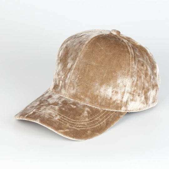 Samt Damen Mütze