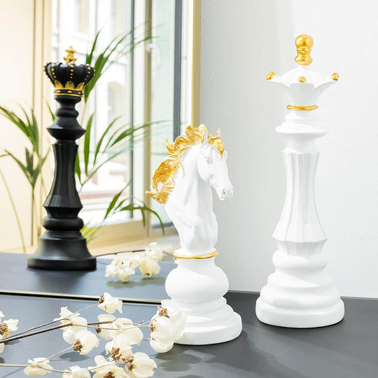 Schach-Statue