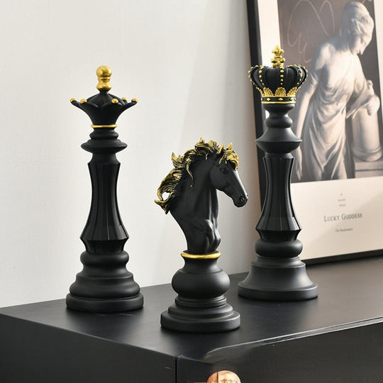 Schach-Statue