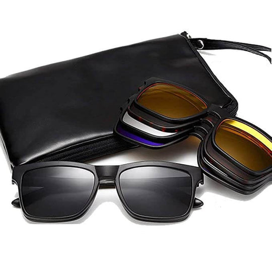 Sonnenbrille Mit Mehreren Clips