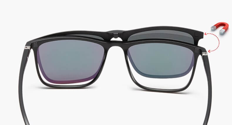 Sonnenbrille Mit Mehreren Clips