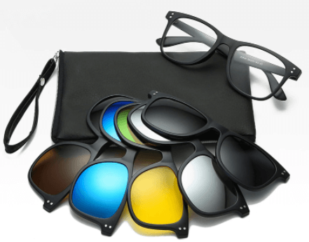 Sonnenbrille Mit Mehreren Clips