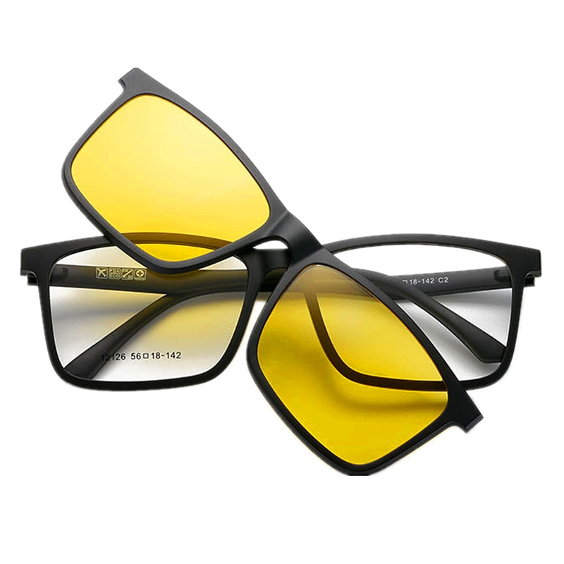 Sonnenbrille Mit Mehreren Clips