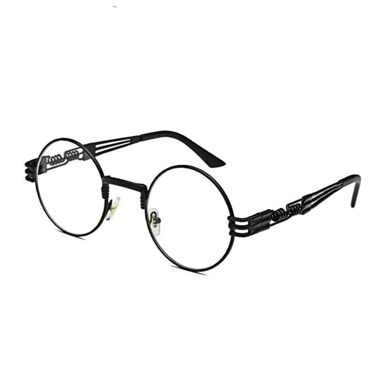 Steampunk Runde Metall-Sonnenbrille