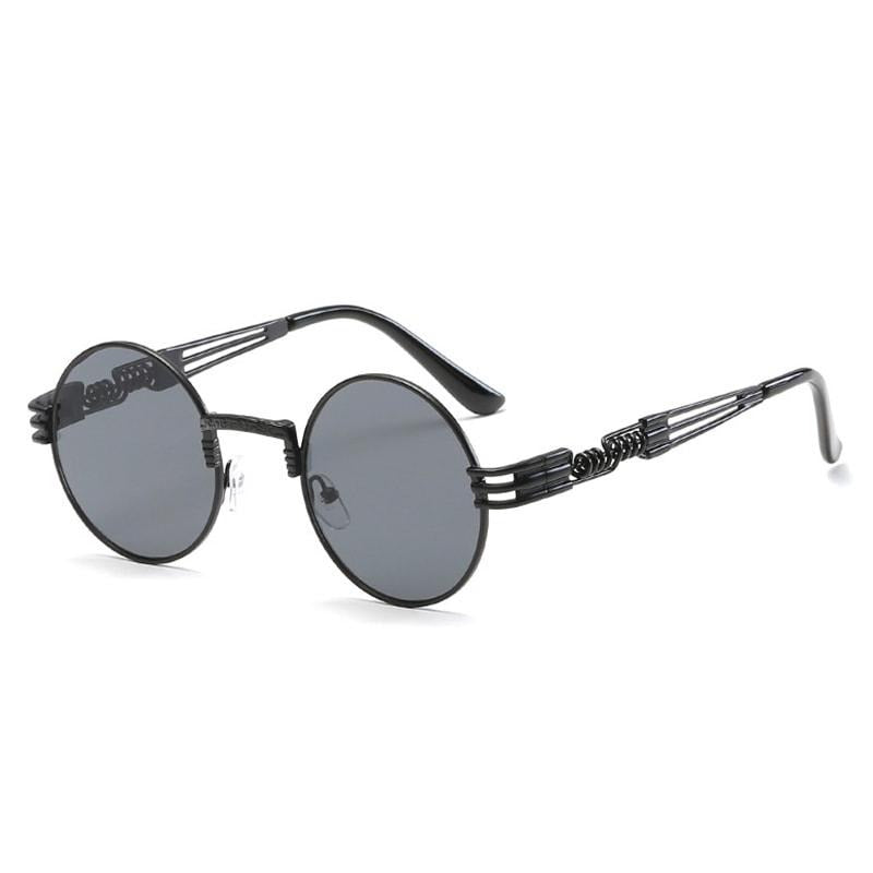 Steampunk Runde Metall-Sonnenbrille