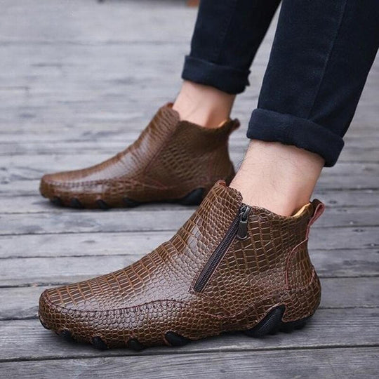 Stiefel Aus Rindsleder