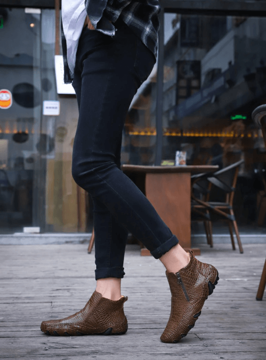 Stiefel Aus Rindsleder