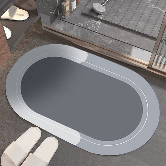 Ultra-Absorbierender Ovaler Badteppich