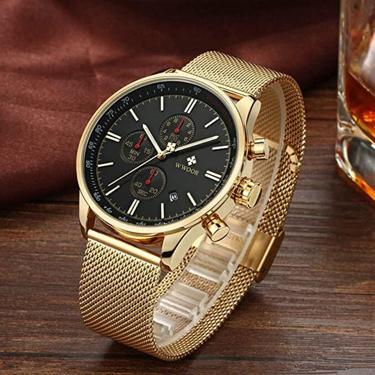 Ultradünne Chronographen-Armbanduhr